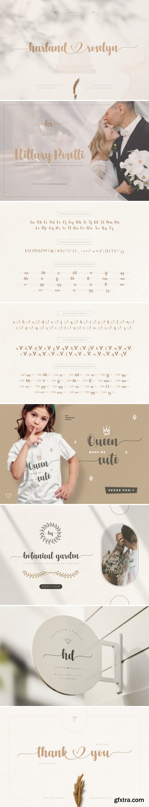 Harland Roselyn Font