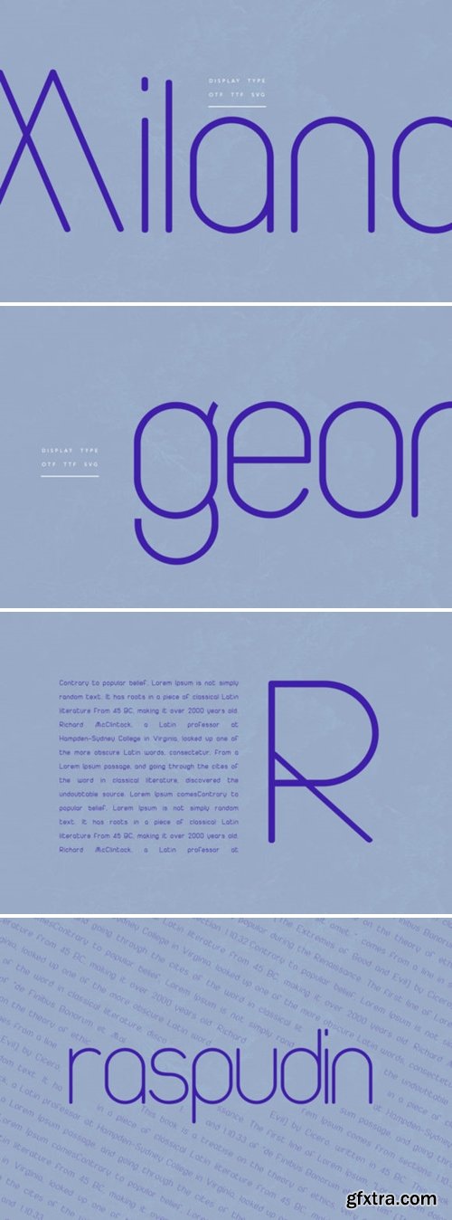 Milano Font