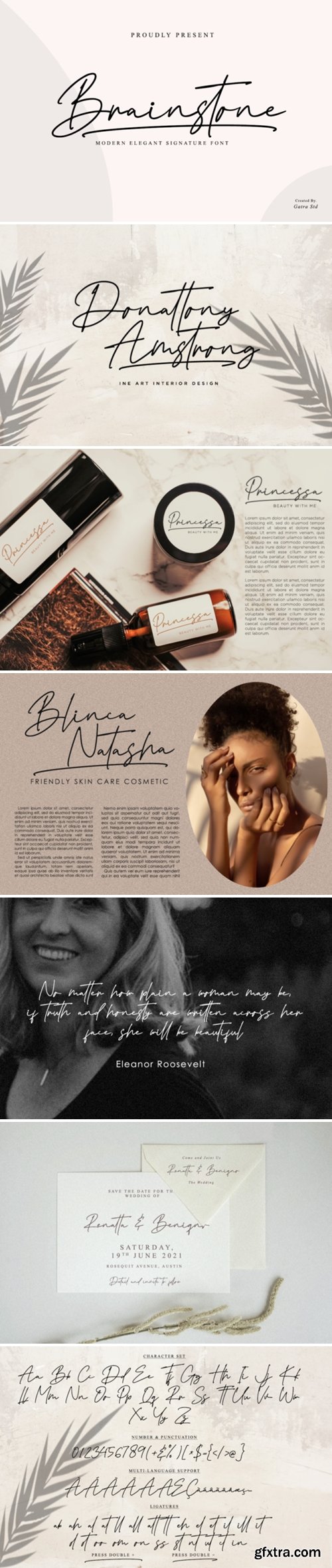 Brainstone Font