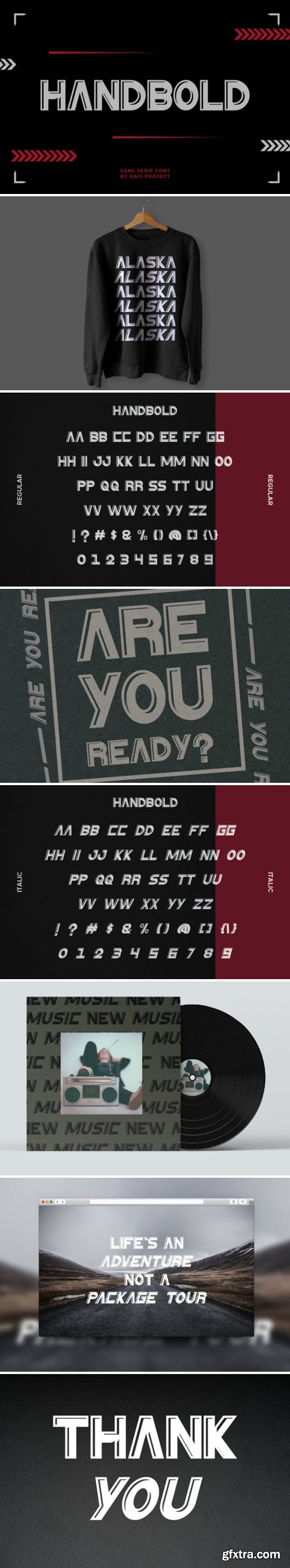 HandBold Font