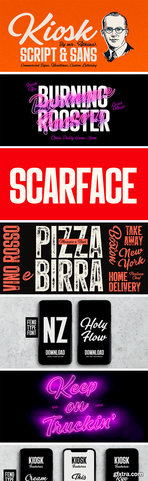 Kiosk Font Family Kiosk Font Family