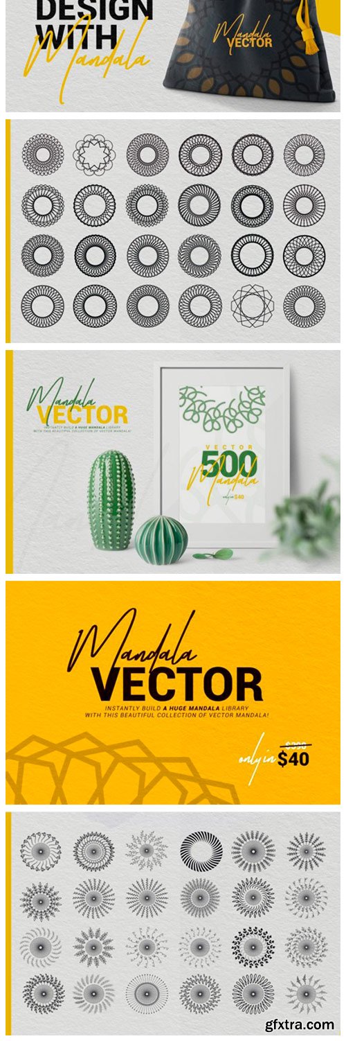 Collection of Modern Vector Mandalas 11627667 Collection of Modern Vector Mandalas 11627667