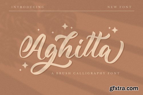 Aghitta - Brush Script Font
