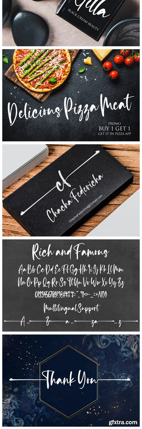 Rich and Famous Font Rich and Famous Font