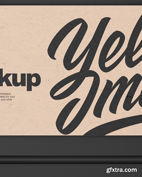 Grill Frying Pan with Kraft Paper Label Mockup 82654