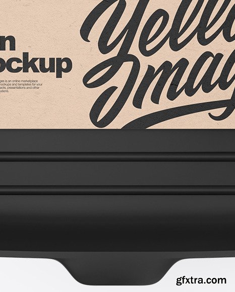 Grill Frying Pan with Kraft Paper Label Mockup 82654