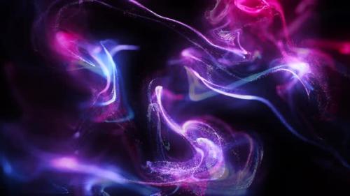 Videohive - Colorful Particles Background Loop 4K - 32290947 - 32290947