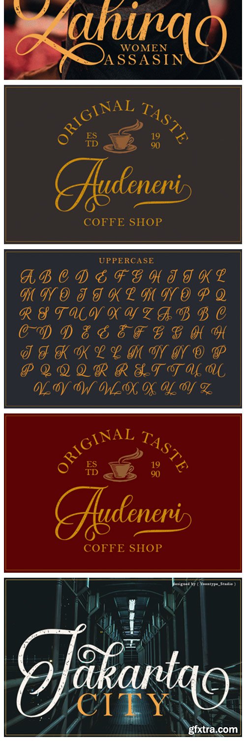 The Airthan Script Font The Airthan Script Font