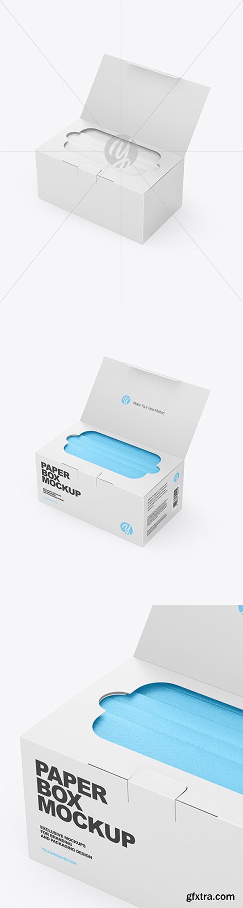 Paper Box With Medical Face Masks Mockup 79879 Paper Box With Medical Face Masks Mockup 79879