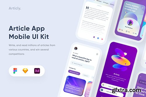 Article Mobile App - Uixasset Article Mobile App - Uixasset