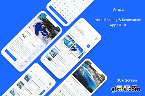 Vinda - Hotel Booking & Reservation App UI Kit Vinda - Hotel Booking & Reservation App UI Kit