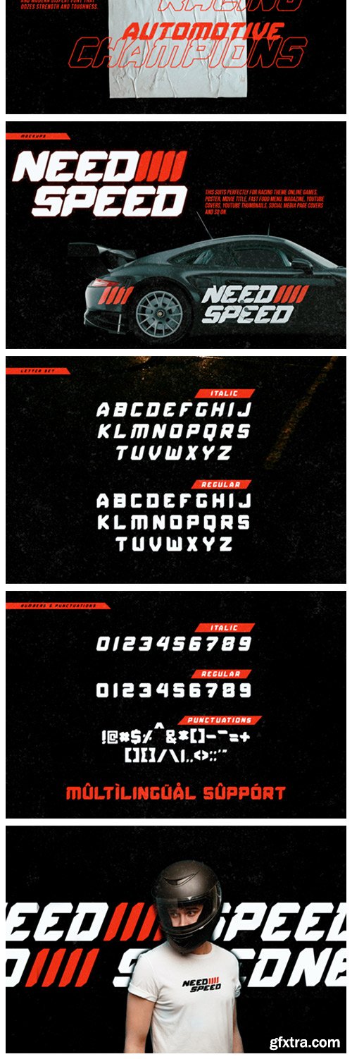 Speed Rush Font Speed Rush Font