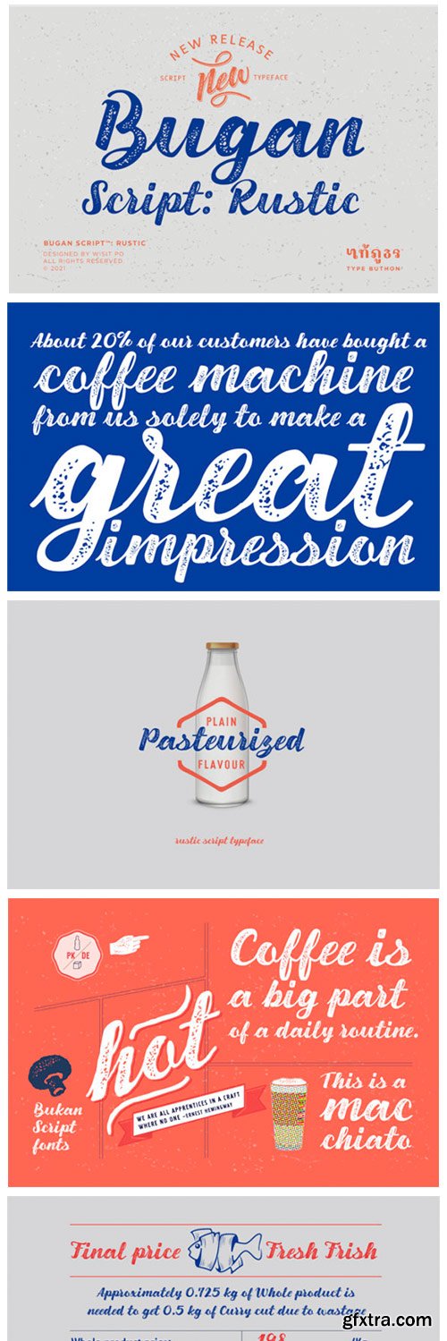 Bugan Script Rustic Font Bugan Script Rustic Font