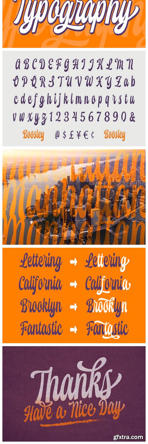 Boosley Font Boosley Font