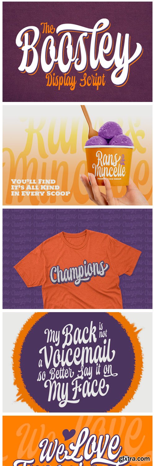 Boosley Font Boosley Font