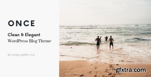 ThemeForest - Once v1.1.7 - Clean & Elegant WordPress Blog Theme - 23616801 - NULLED ThemeForest - Once v1.1.7 - Clean & Elegant WordPress Blog Theme - 23616801 - NULLED