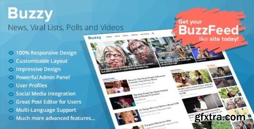 CodeCanyon - Buzzy v4.0.1 - News, Viral Lists, Polls and Videos - 13300279 - NULLED CodeCanyon - Buzzy v4.0.1 - News, Viral Lists, Polls and Videos - 13300279 - NULLED