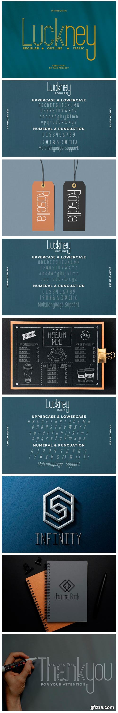 Luckney Font