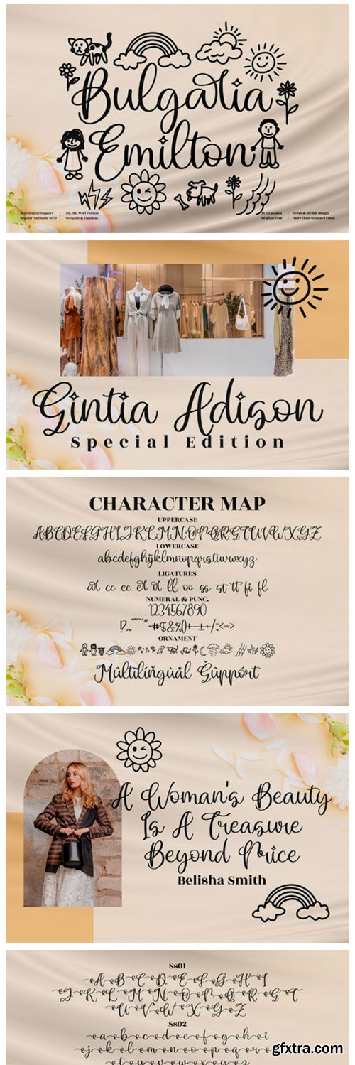 Bulgaria Emilton Font Bulgaria Emilton Font