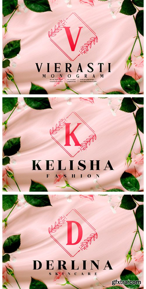 Vierasti Monogram Font Vierasti Monogram Font