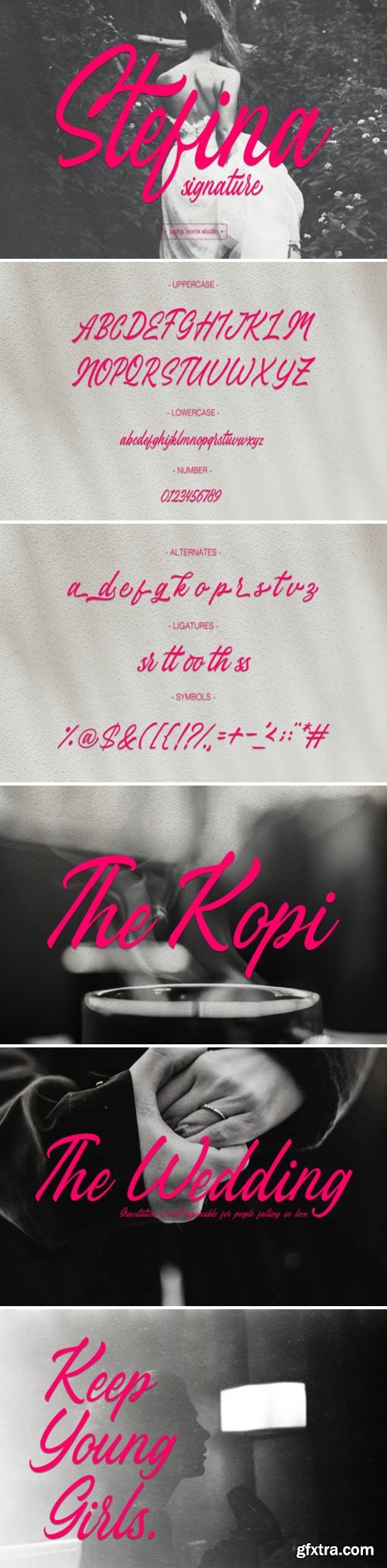 Stefina Signature Font