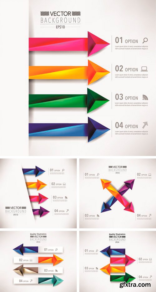 3d Arrow Infographics 5