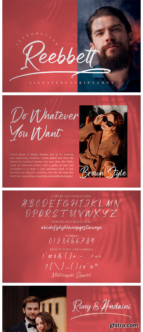 Reebbett Font Reebbett Font