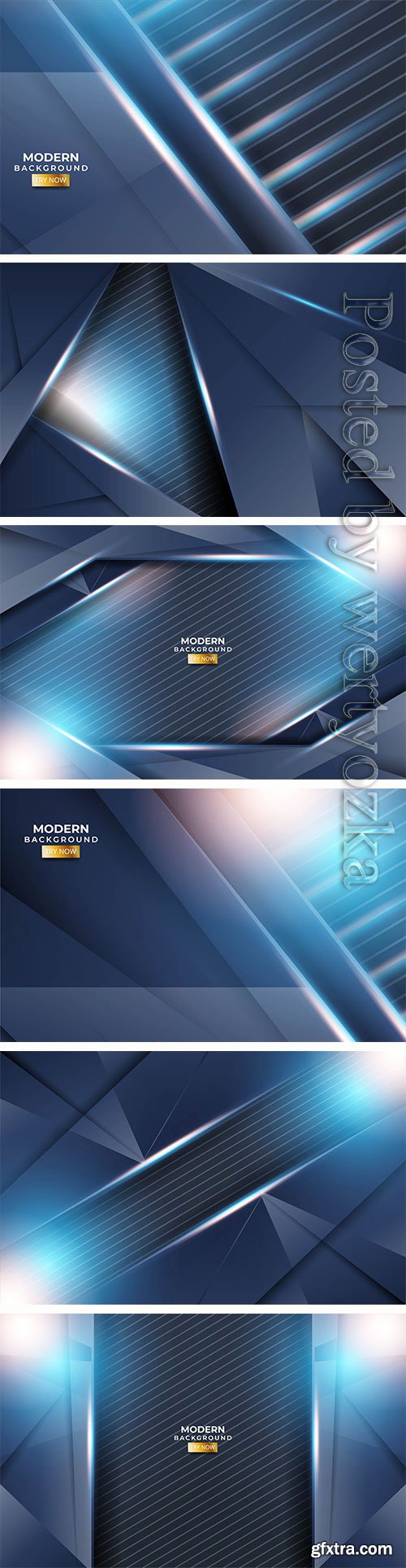 Modern blue background with a blue and gold line in carbon texture Modern blue background with a blue and gold line in carbon texture