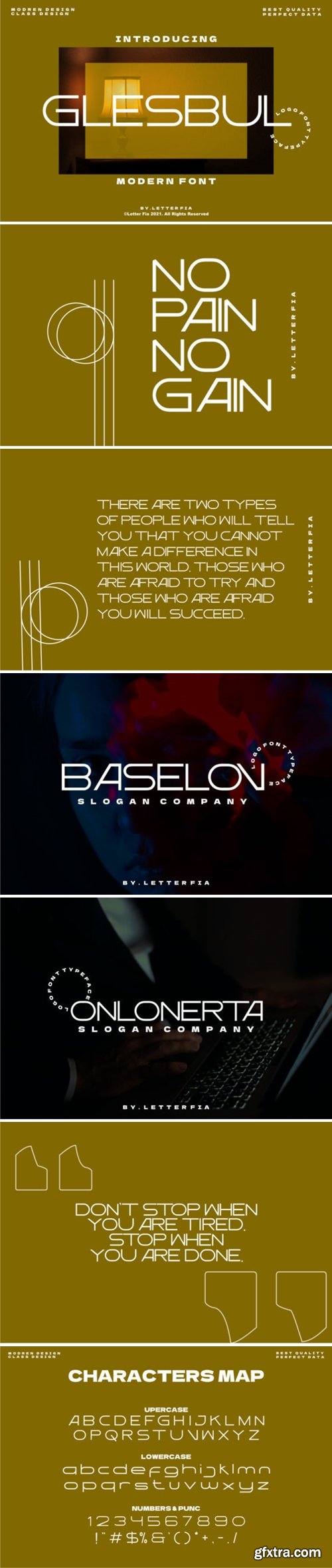 Glesbul Font