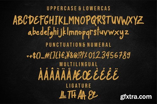 Better Thick - Brush Font