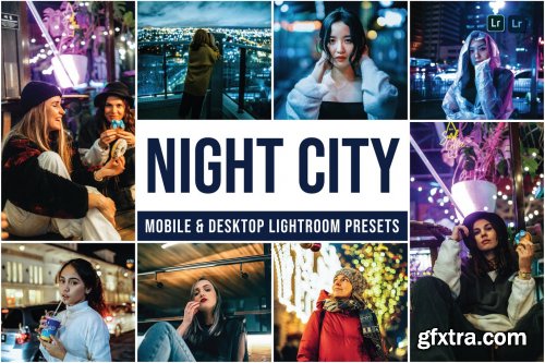 Night City Mobile and Desktop Lightroom Presets