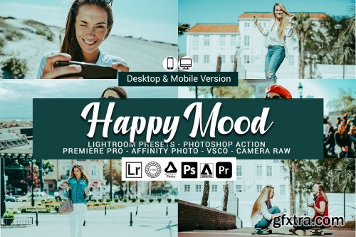 CreativeMarket - Happy Mood Lightroom Presets 5157177