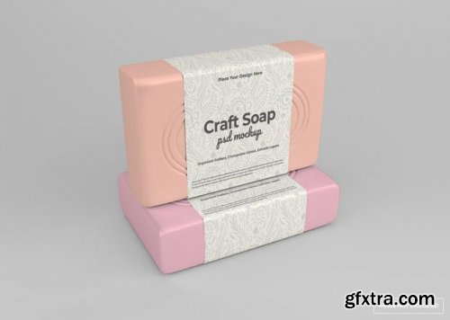 Craft soap mockup