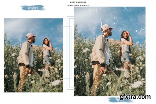 CreativeMarket - 35 Vintage Grain & Scratch Overlays 6037760