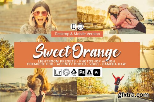 CreativeMarket - Sweet Orange Lightroom Presets 5157492