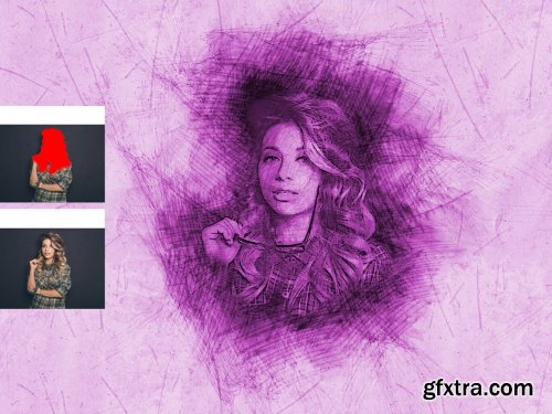 CreativeMarket - PRO SKETCH Photoshop Actions 6126837