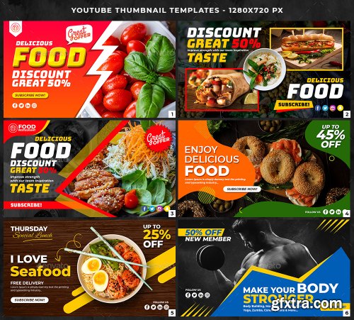 GraphicRiver - Youtube Thumbnail Templates 26526813