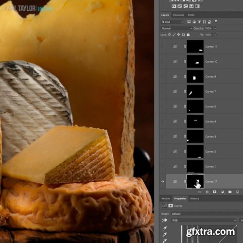 Karl Taylor - Cheese Still Life Post Production