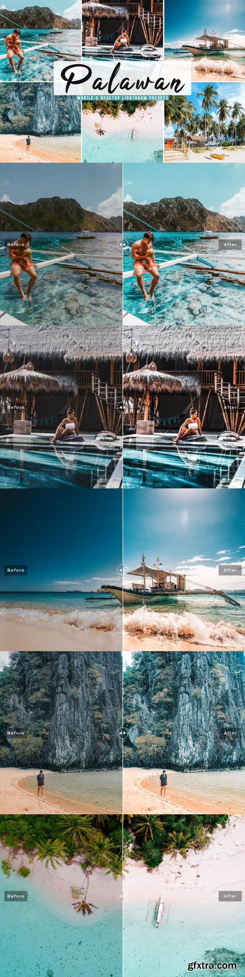 CreativeMarket - Palawan Mobile & Desktop Lightroom Presets 4780843