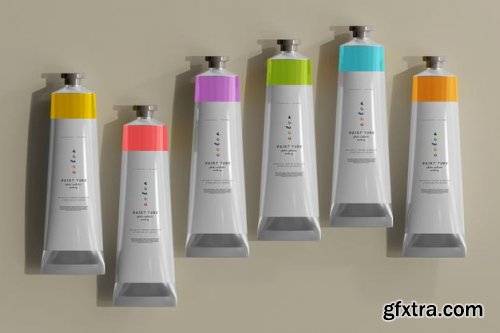 Paint tube mockups
