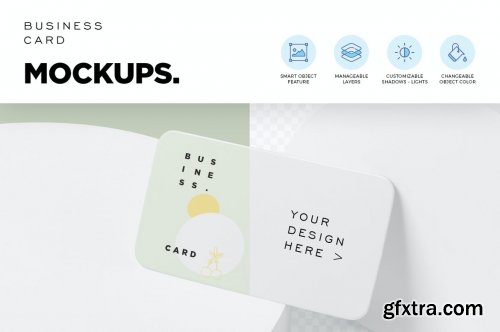 US Size Business Card Mockups