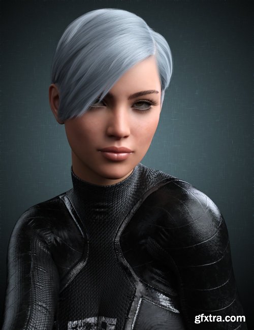 Janey Hair for Genesis 8 and 8.1 Female