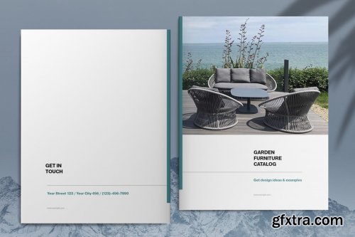 CreativeMarket - Garden Furniture Catalogue Template 6141522