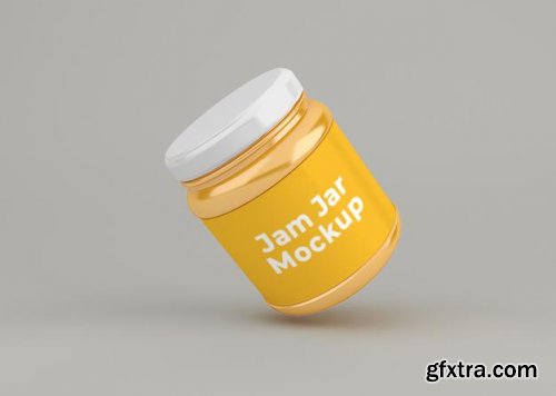 Jam jar mockup