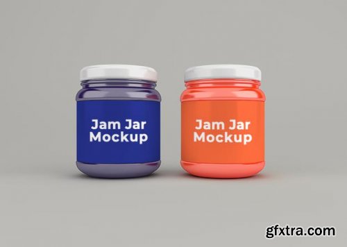 Jam jar mockup