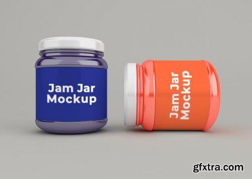 Jam jar mockup