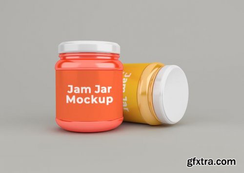 Jam jar mockup
