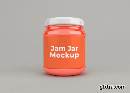 Jam jar mockup