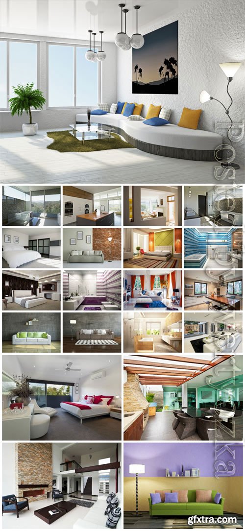 Stylish modern interior stock photo Stylish modern interior stock photo