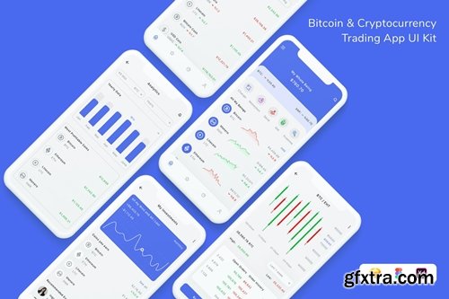 Bitcoin & Cryptocurrency Trading App UI Kit